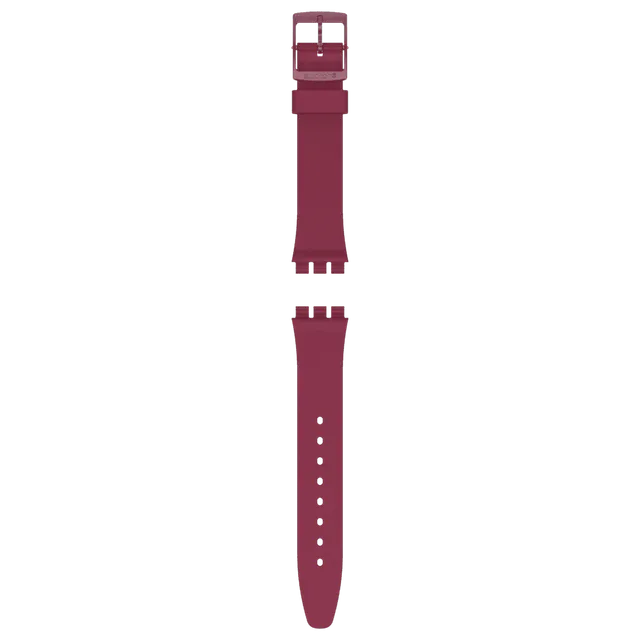 Swatch Gent Dark Red Silicone Strap