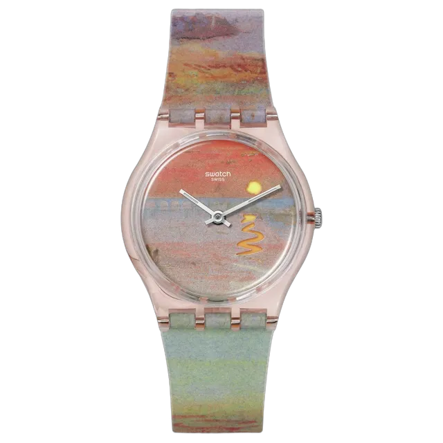 Swatch Turner's Scarlet Sunset Watch